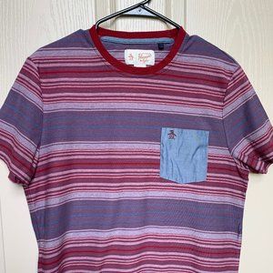 Penguin striped t-shirt Men's Size Large